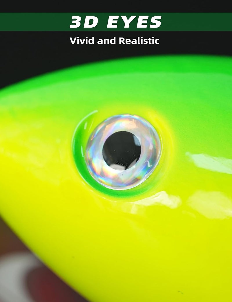BLUEWING Deluxe Trolling Birds 650lbs Through Wire Bird Fishing Teaser 7.28in Trolling Lure for Tuna Marlin Mahi Mahi, Port/Starboard/Center, Only for Making Spreader Bars - Image 4